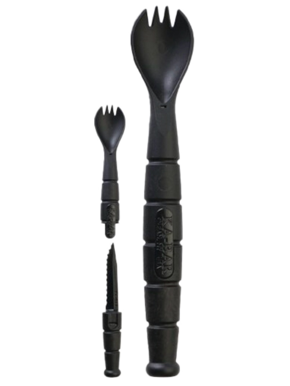 KA-BAR Set of 4 Tactical Sporks - a multi-functional 3-in-1 eating utensil